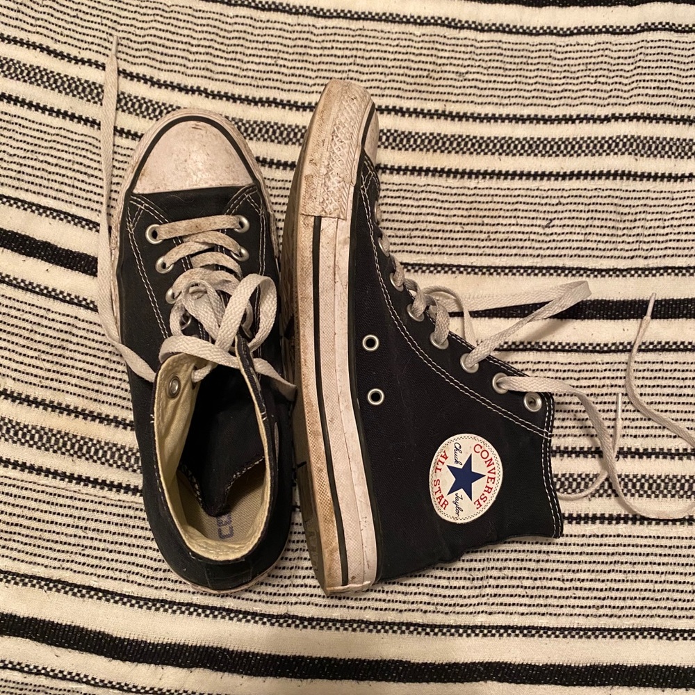 Black Converse High-Tops